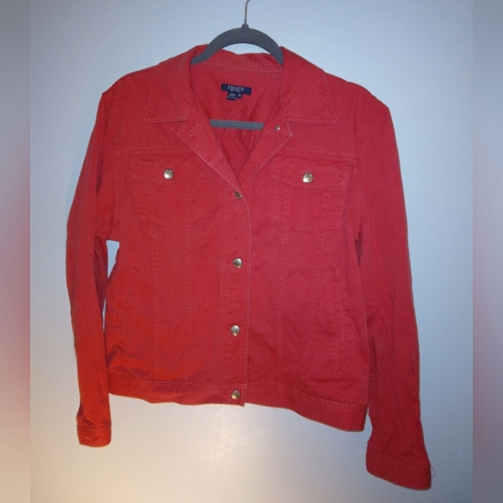 Red Denim Jacket